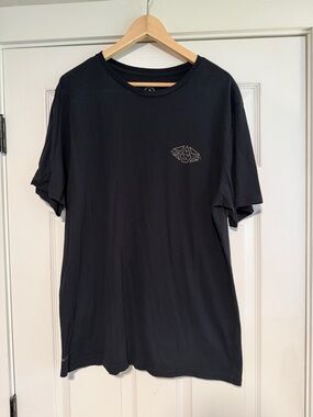 Volcom Black Short Sleeve Graphic Logo Tee